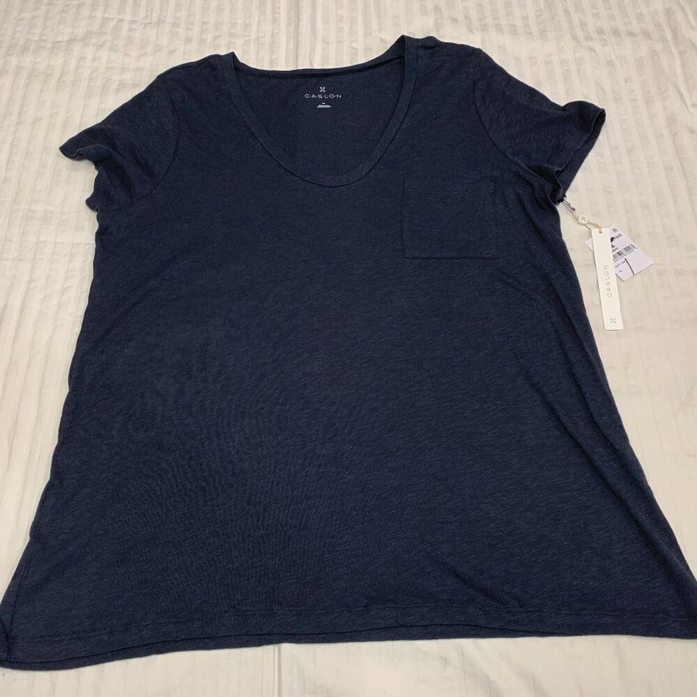 🍏🍏🍏    NWT CASLON WOMENS SHIRT TEE COTTON MODAL SIZE XL.🍏🍏